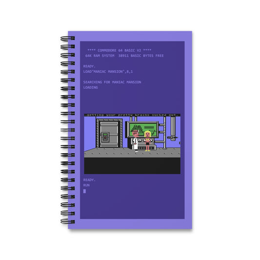 Maniac Mansion - Notitieboek Printify