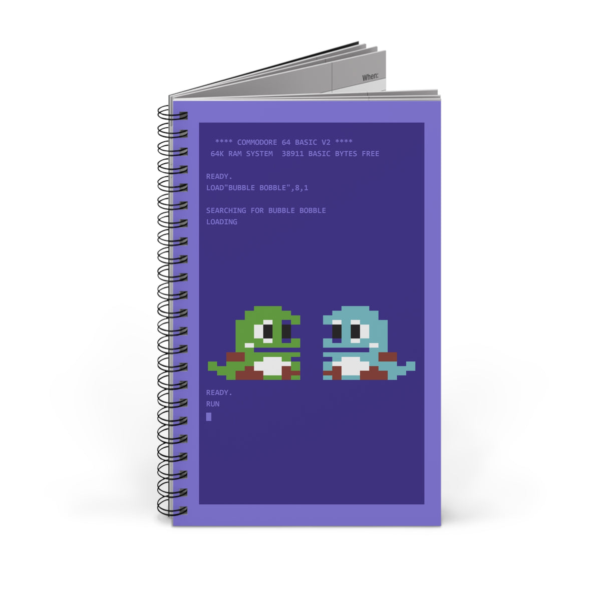 Bubble Bobble - Notitieboek Printify