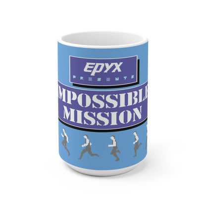 Impossible Mission Running Man Ceramic Mug (EU) Printify