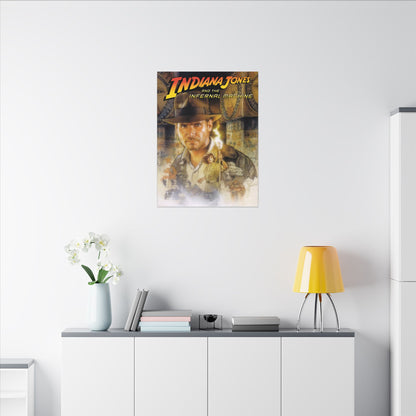 Indiana Jones and the Infernal Machine (logo boven) - Canvas Printify
