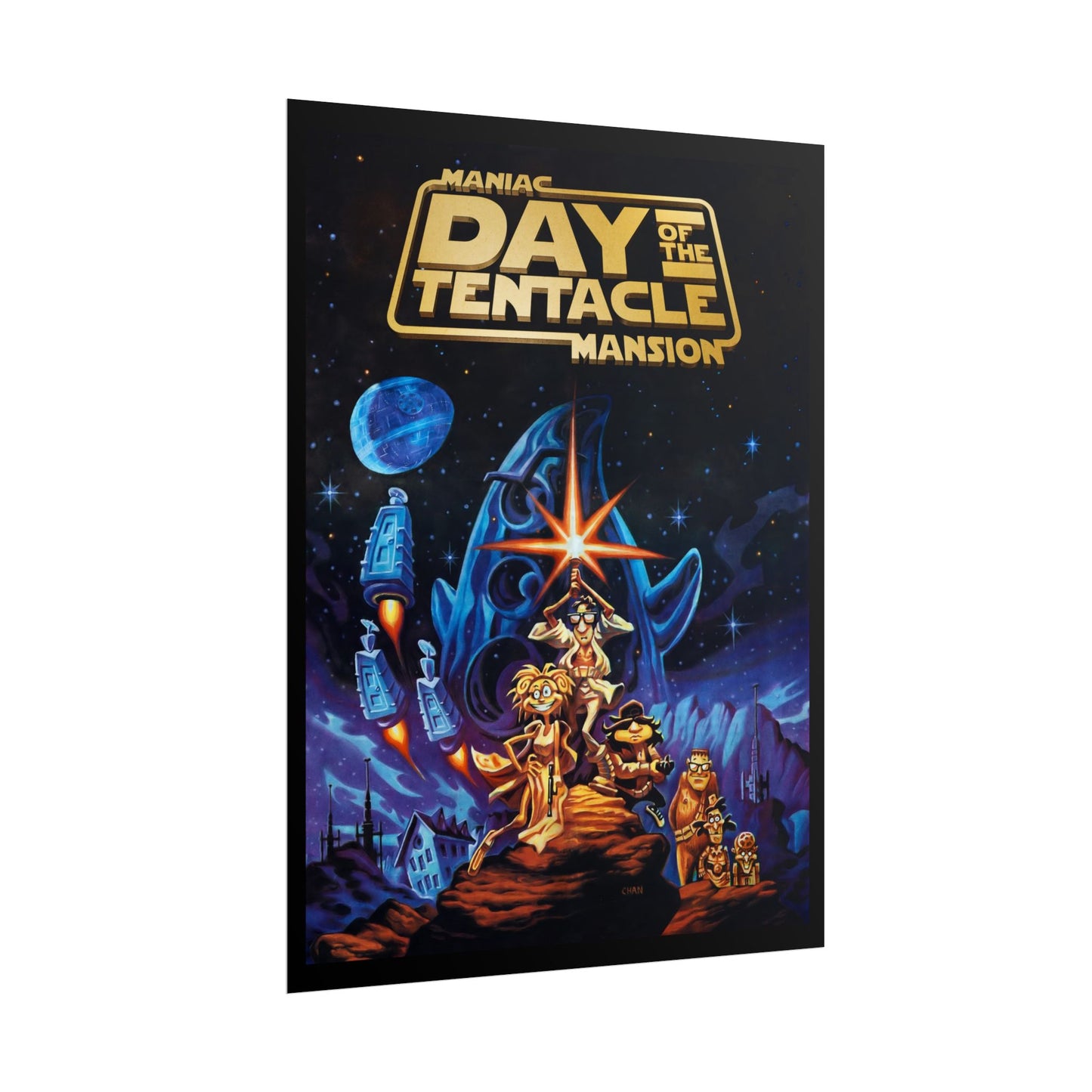 Day of the Tentacle Poster Star Wars
