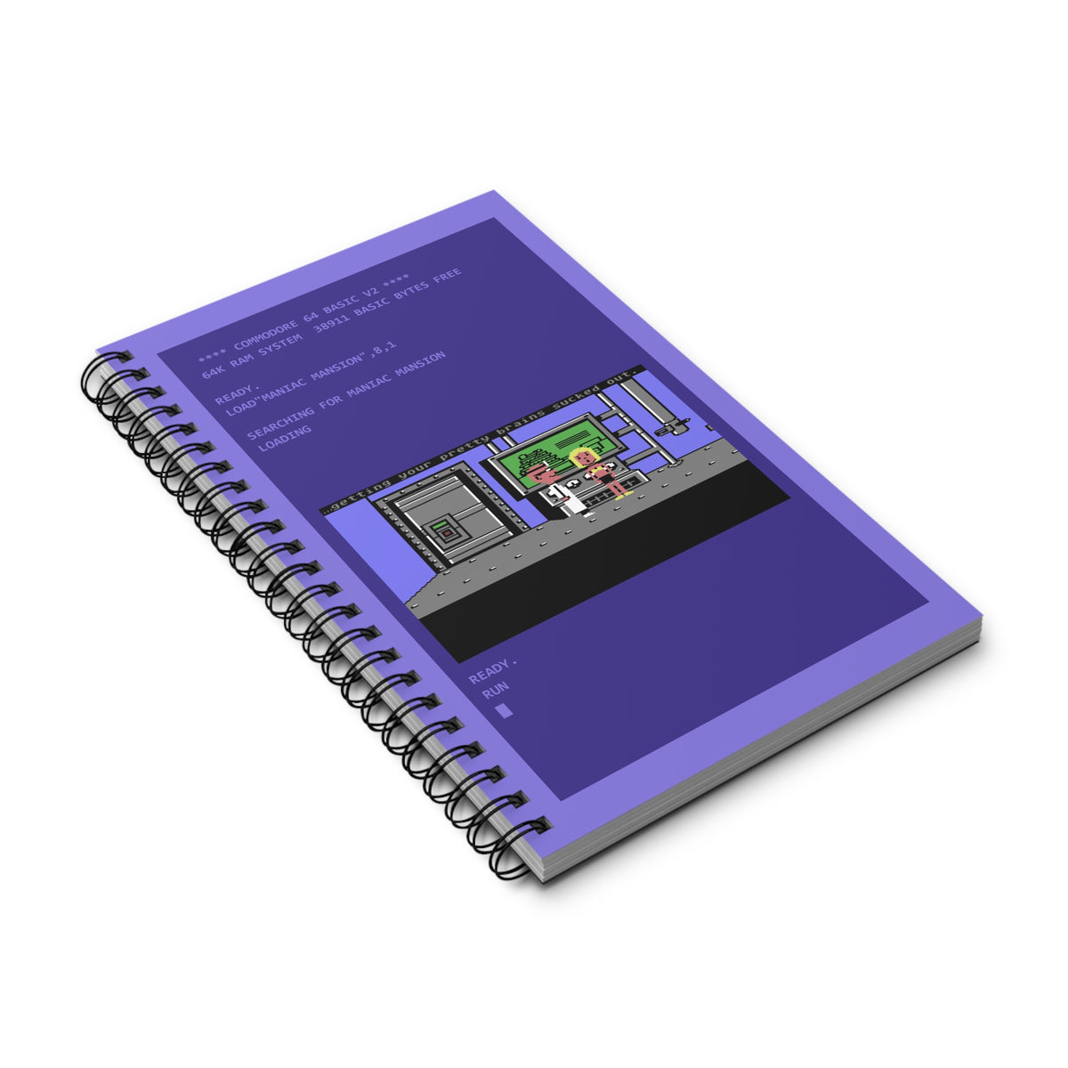 Maniac Mansion - Notitieboek Printify