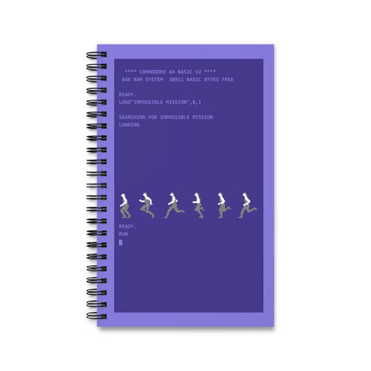 Impossible Mission Runner - Notitieboek Printify