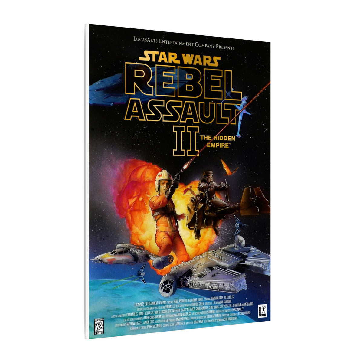 Star Wars: Rebel Assault II - The Hidden Empire - Canvas Printify