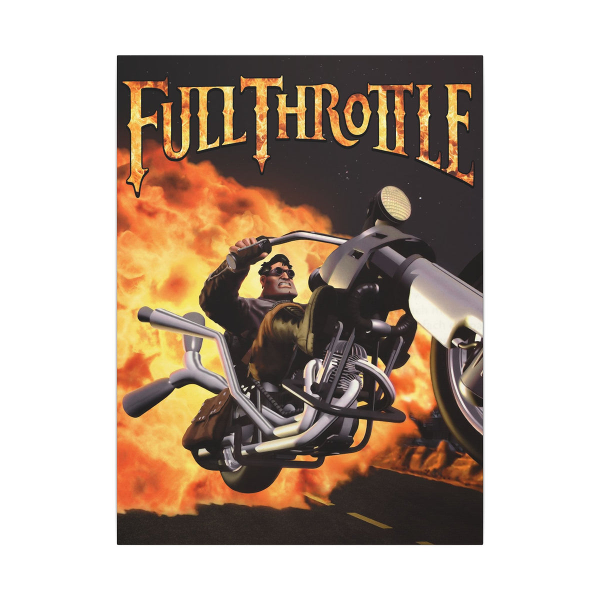 Full Throttle - Canvas Printify
