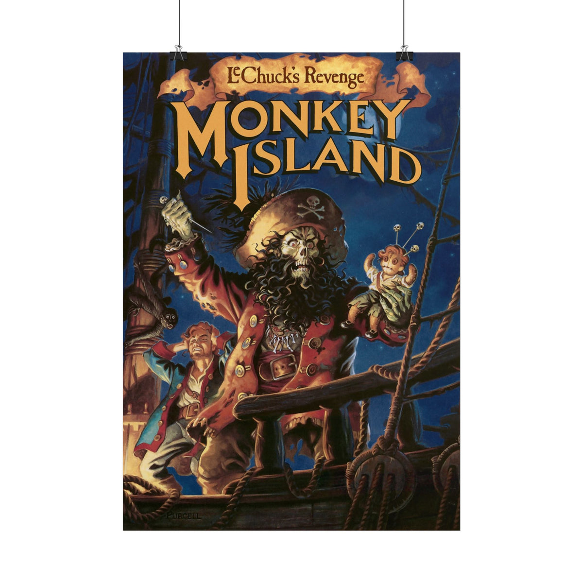Monkey Island 2: LeChuck's Revenge - Poster Printify