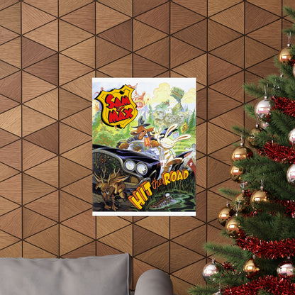 Sam & Max 'Hit the Road' Matte Vertical Poster