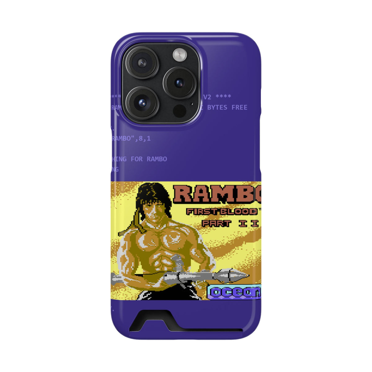 Rambo: First Blood Part II - Telefoonhoesje Printify