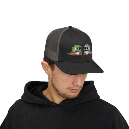 Bubble Bobble - Snapback Truckerpet Printify