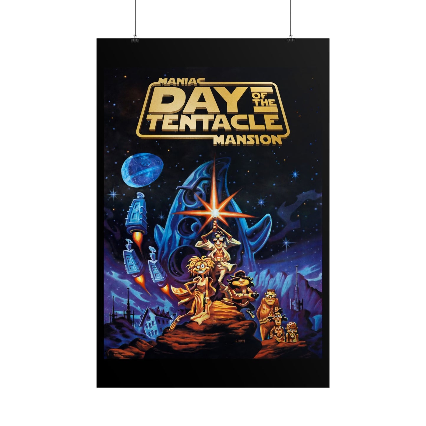 Day of the Tentacle Poster Star Wars