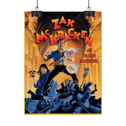 Zak McKracken Rolled Poster Printify