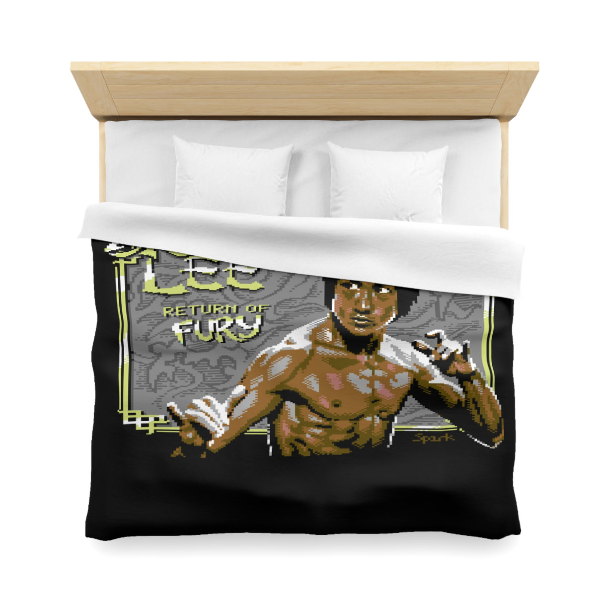 Bruce Lee: Return of Fury - Dekbedovertrek Printify