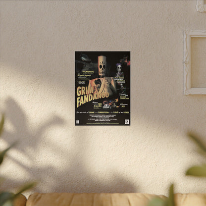 Grim Fandango - Canvas Printify