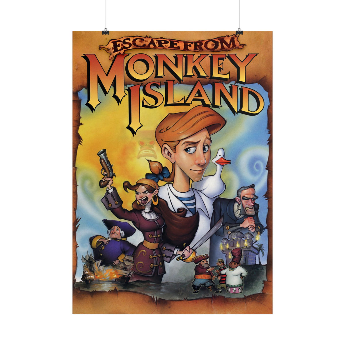 Escape from Monkey Island - Poster Printify