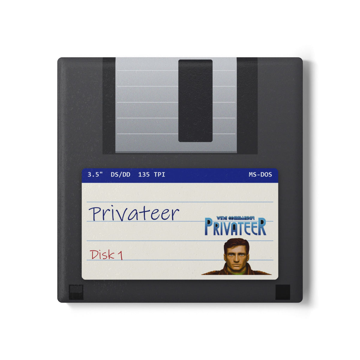 Privateer - Floppy Onderzetter Printify