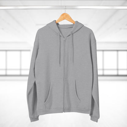 I Love 8BIT Unisex Hooded Zip Sweatshirt Printify
