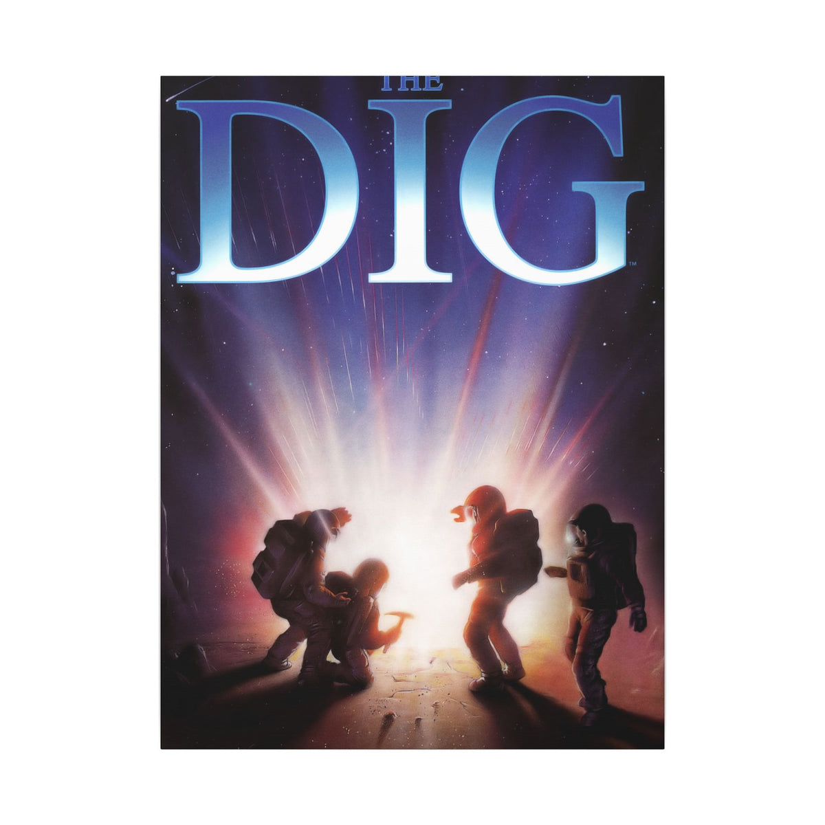 The Dig (astronauten) - Canvas Printify