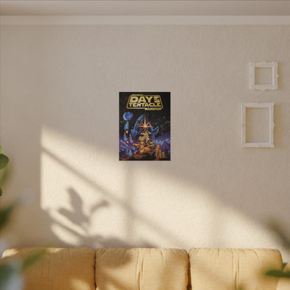 Day of the Tentacle - Star Wars Parodie (goud logo) - Canvas Printify