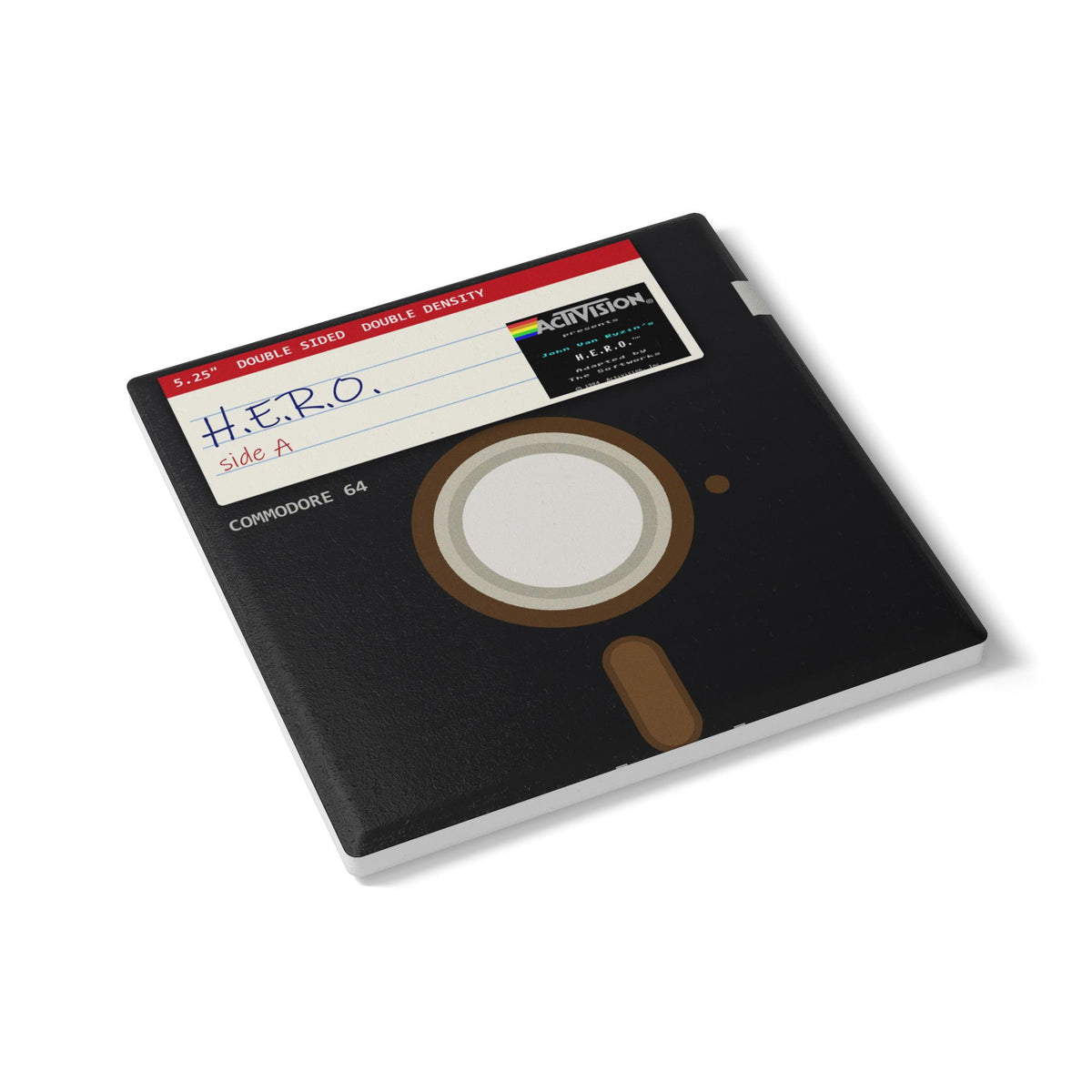 H.E.R.O. - Floppy Onderzetter Printify