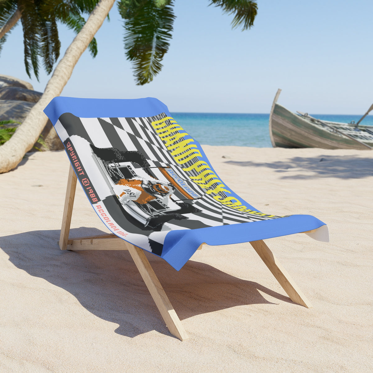 Grand Prix Circuit - Handdoek Printify
