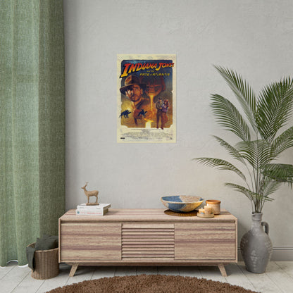 Indiana Jones Rolled Poster - Fate of Atlantis - Vintage Adventure Wall Art