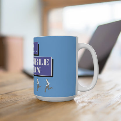 Impossible Mission Running Man Ceramic Mug (EU) Printify