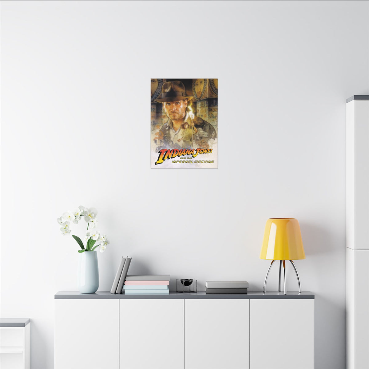 Indiana Jones and the Infernal Machine (logo onder) - Canvas Printify