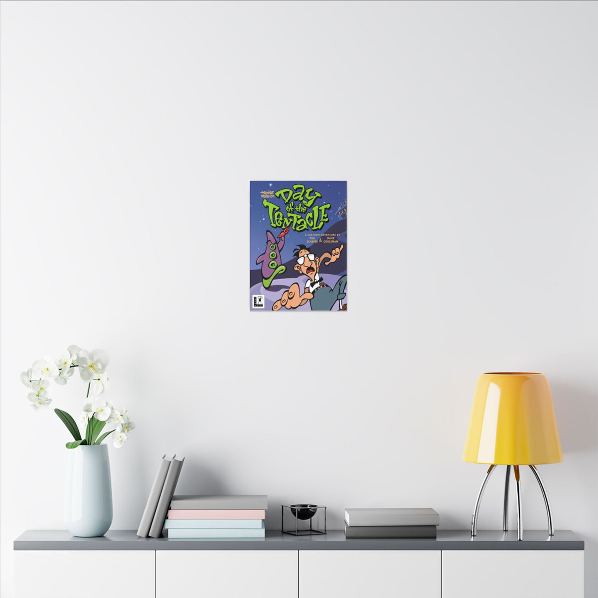 Day of the Tentacle - Remastered Cover Art - Canvas Printify