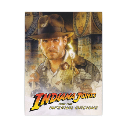 Indiana Jones and the Infernal Machine (logo onder) - Canvas Printify