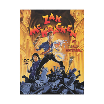 Zak McKracken and the Alien Mindbenders - Canvas Printify