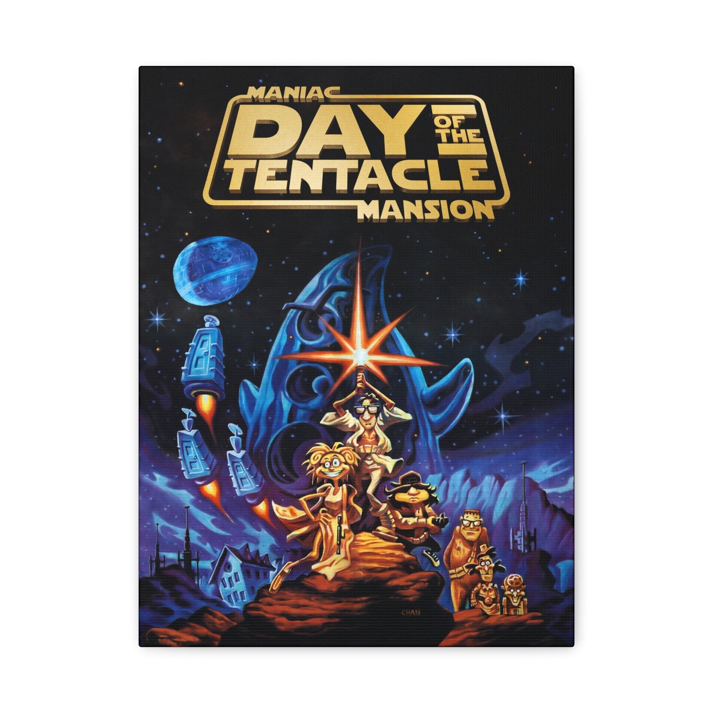 Day of the Tentacle Canvas Star Wars