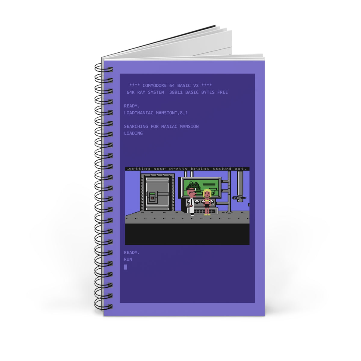 Maniac Mansion - Notitieboek Printify