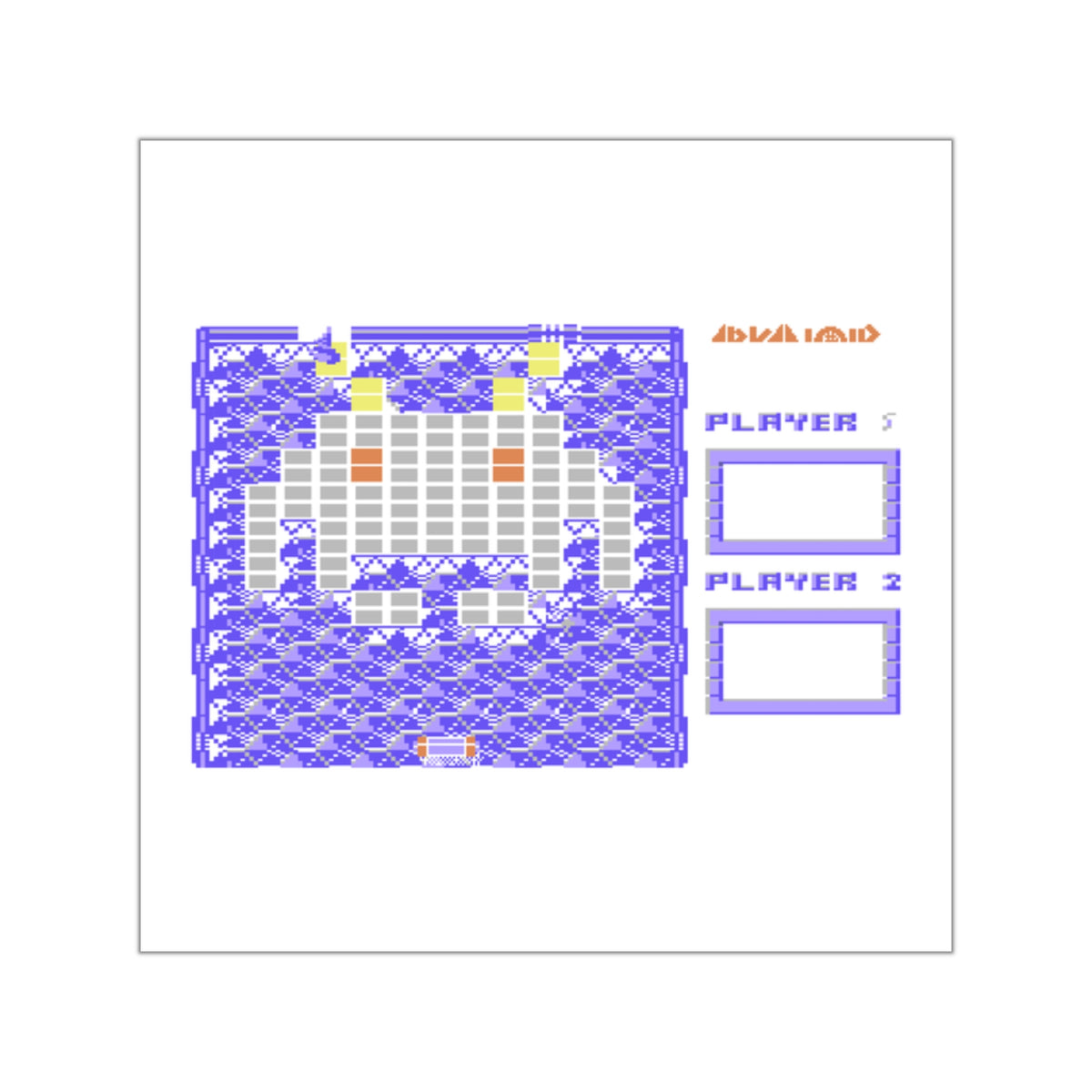 Arkanoid Level Map - Sticker Printify