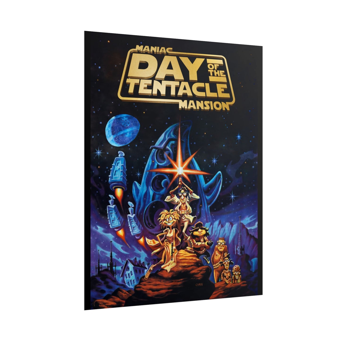 Day of the Tentacle Poster Star Wars