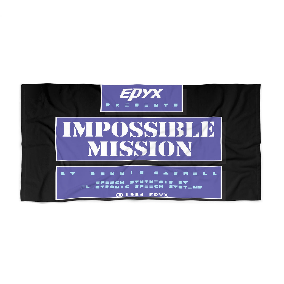 Impossible Mission Title - Handdoek Printify