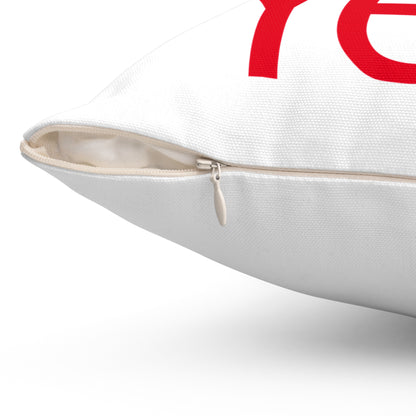 Novell Spun Polyester Square Pillow 