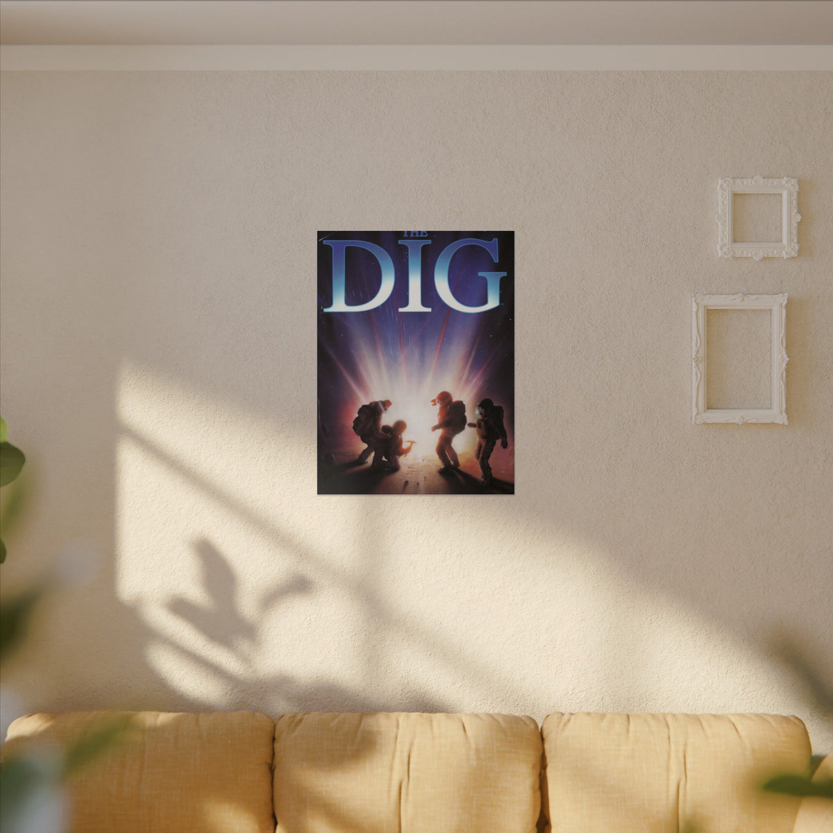 The Dig (astronauten) - Canvas Printify