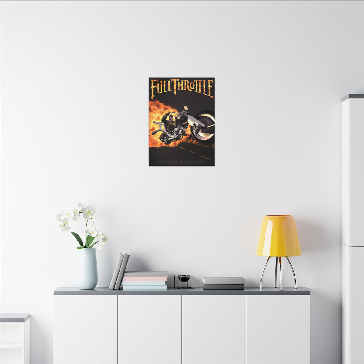 Full Throttle (met tagline) - Canvas Printify