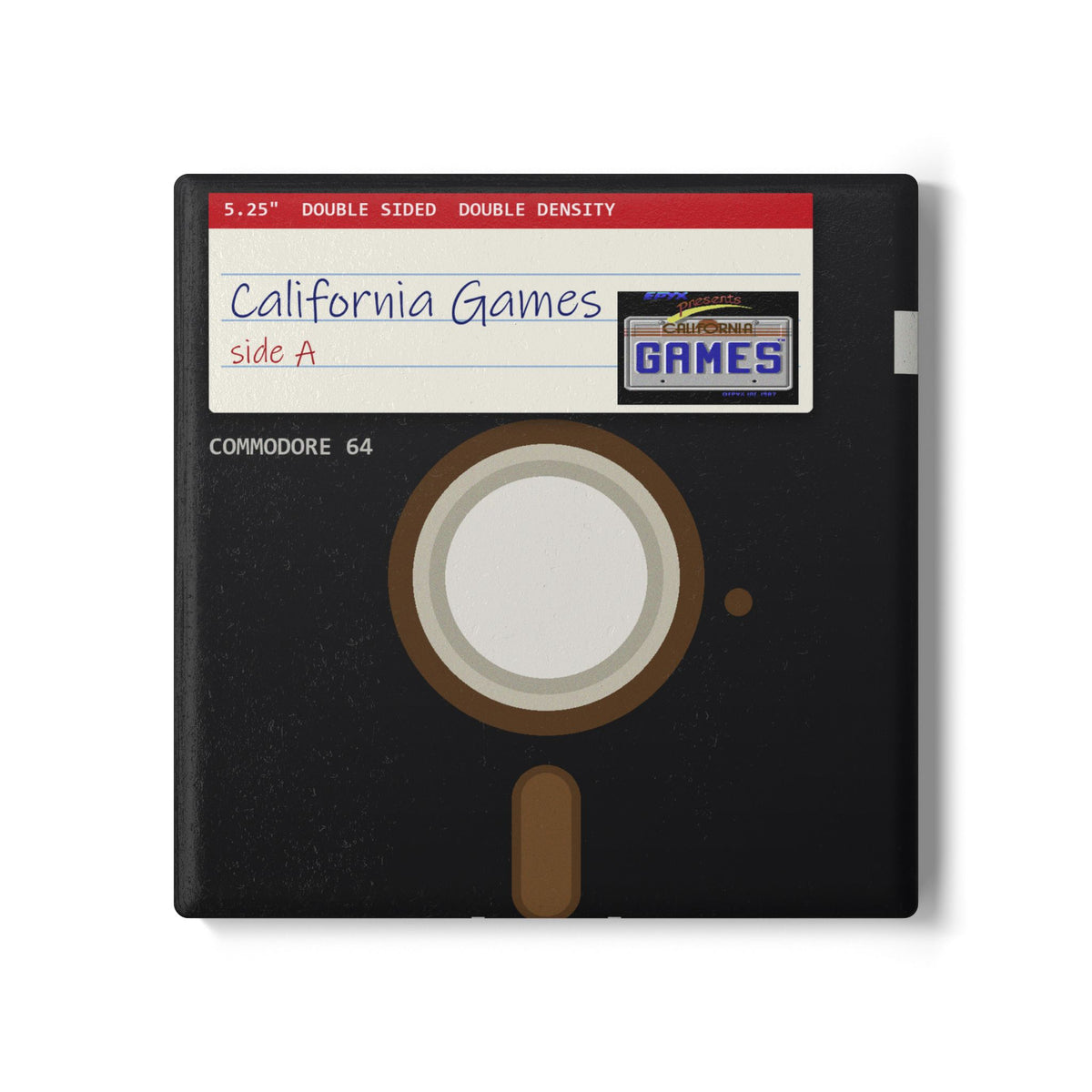 California Games - Floppy Onderzetter Printify