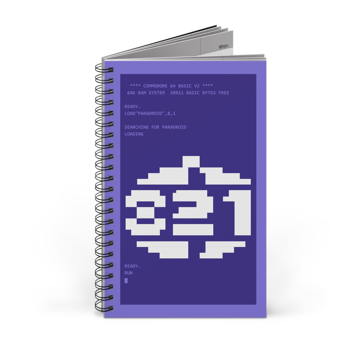 Paradroid 821 - Notitieboek Printify