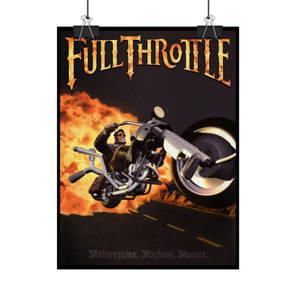 Full Throttle Rolled Posters Printify