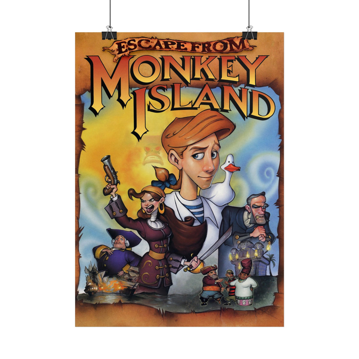 Escape from Monkey Island - Poster Printify