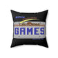 California Games Spun Polyester Square Pillow