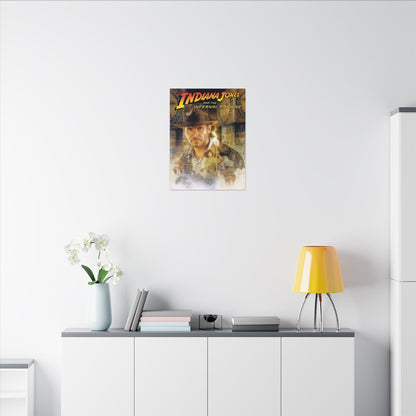Indiana Jones and the Infernal Machine (logo boven) - Canvas Printify
