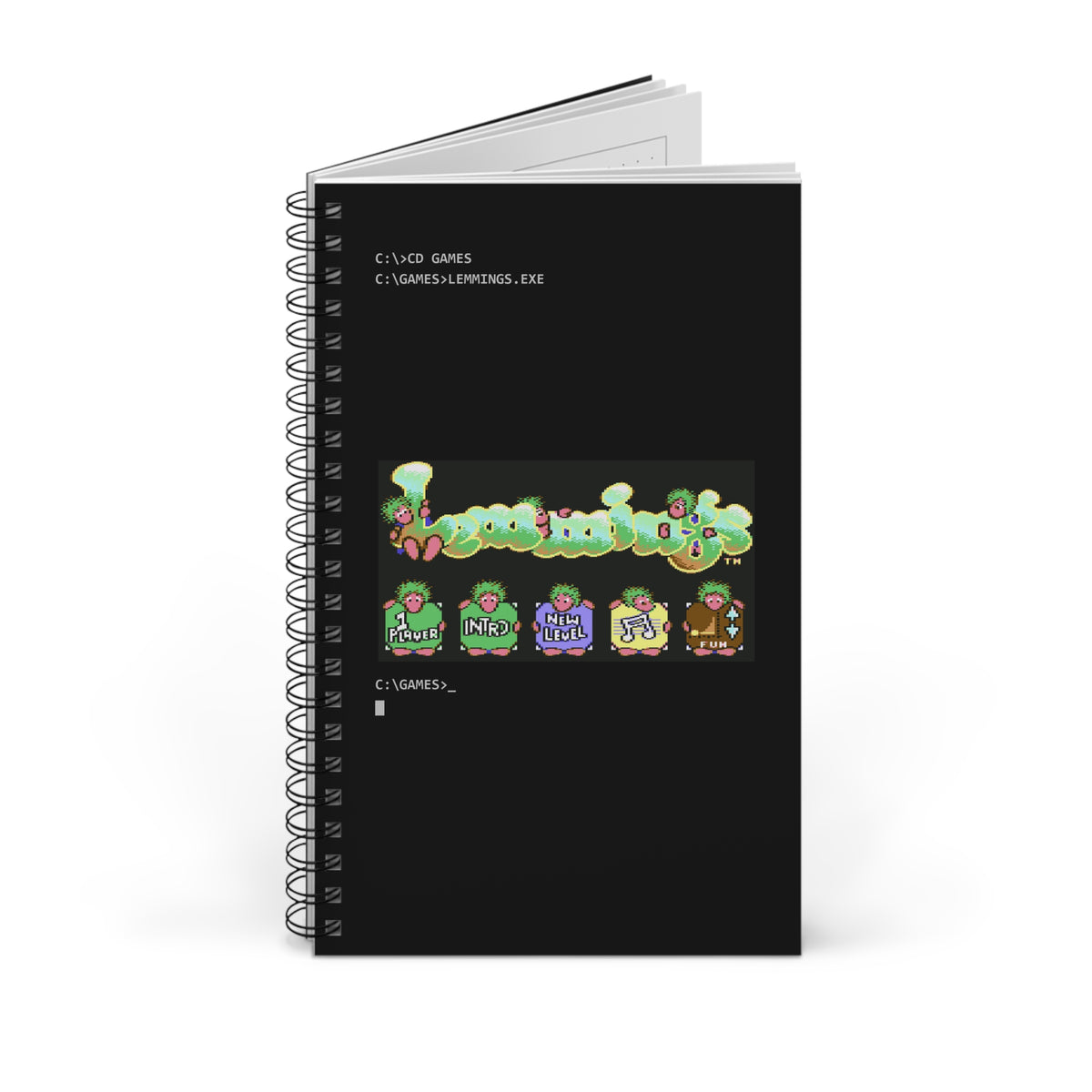 Lemmings - Notitieboek Printify