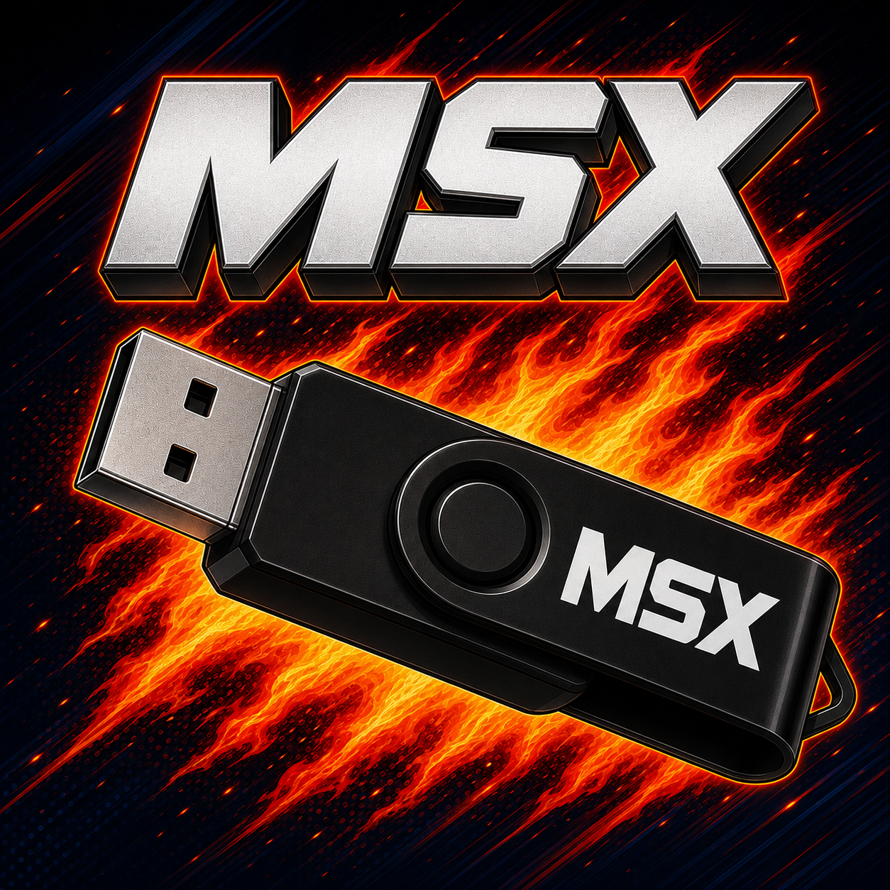 MSX USB Stick 4GB RetroWebShop