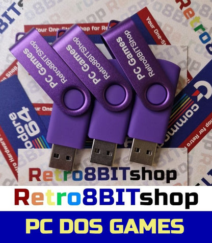 PC DOS GAMES USB Stick 4GB