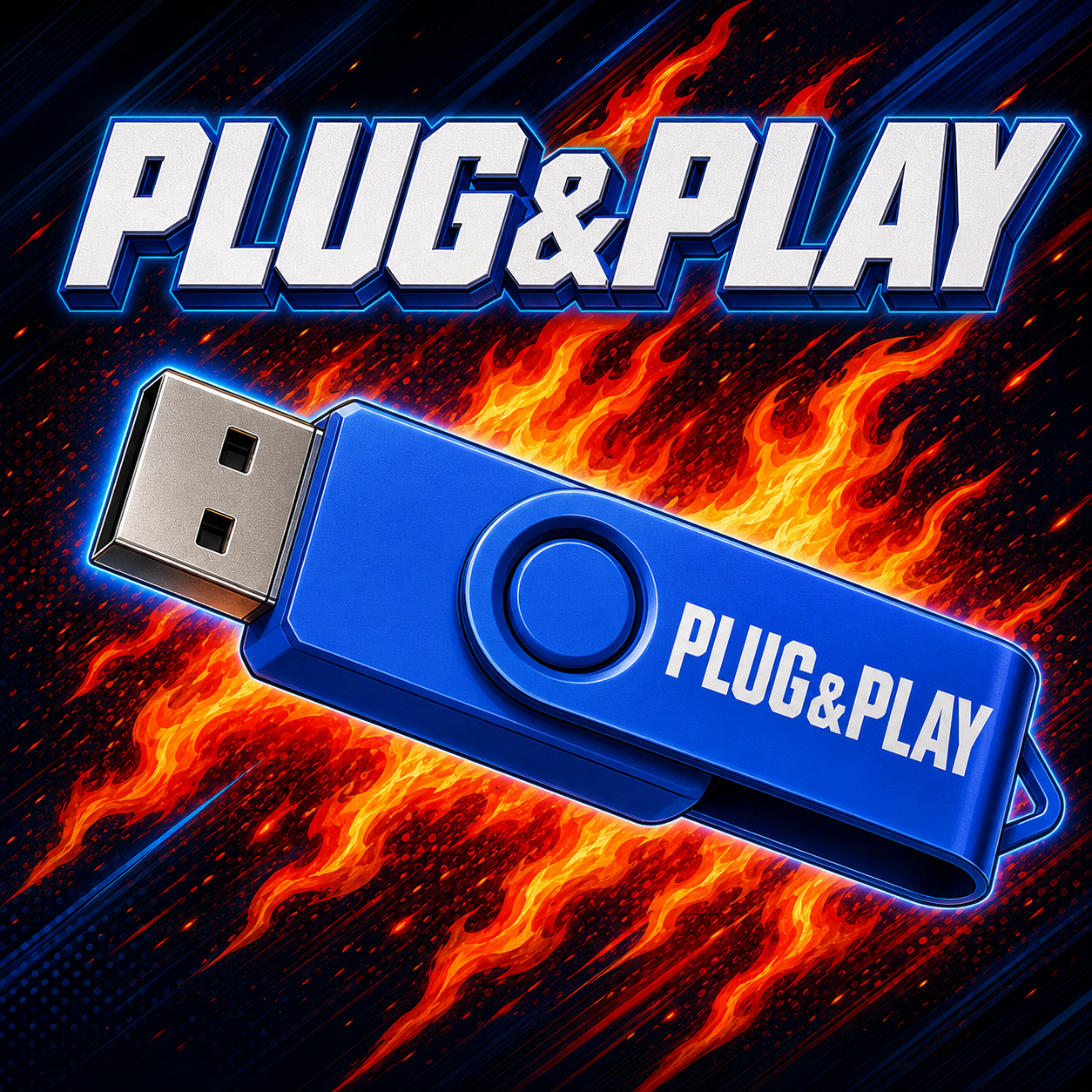 Plug and Play USB Stick 128MB RetroWebShop