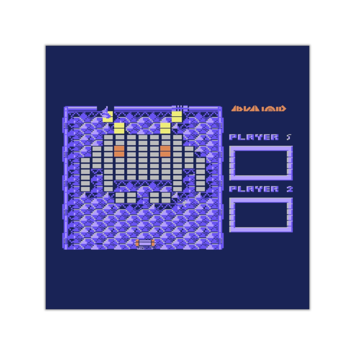 Arkanoid Level Map - Sticker