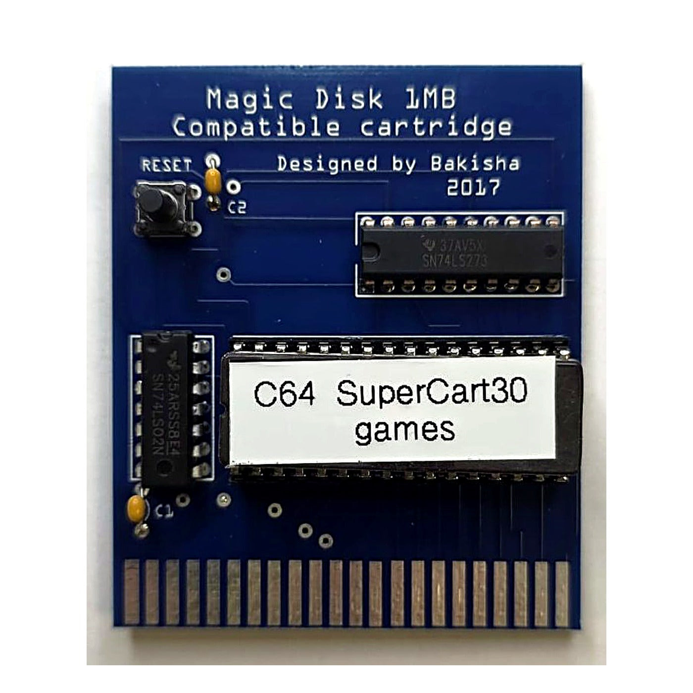 C64 SuperCart30 Games multicart cartridge